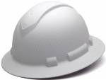 Ridgeline  Full Brim Hard Hat 4pt White Graphite